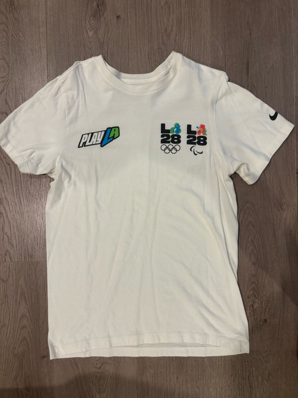 LA28 Nike White T‑Shirt
